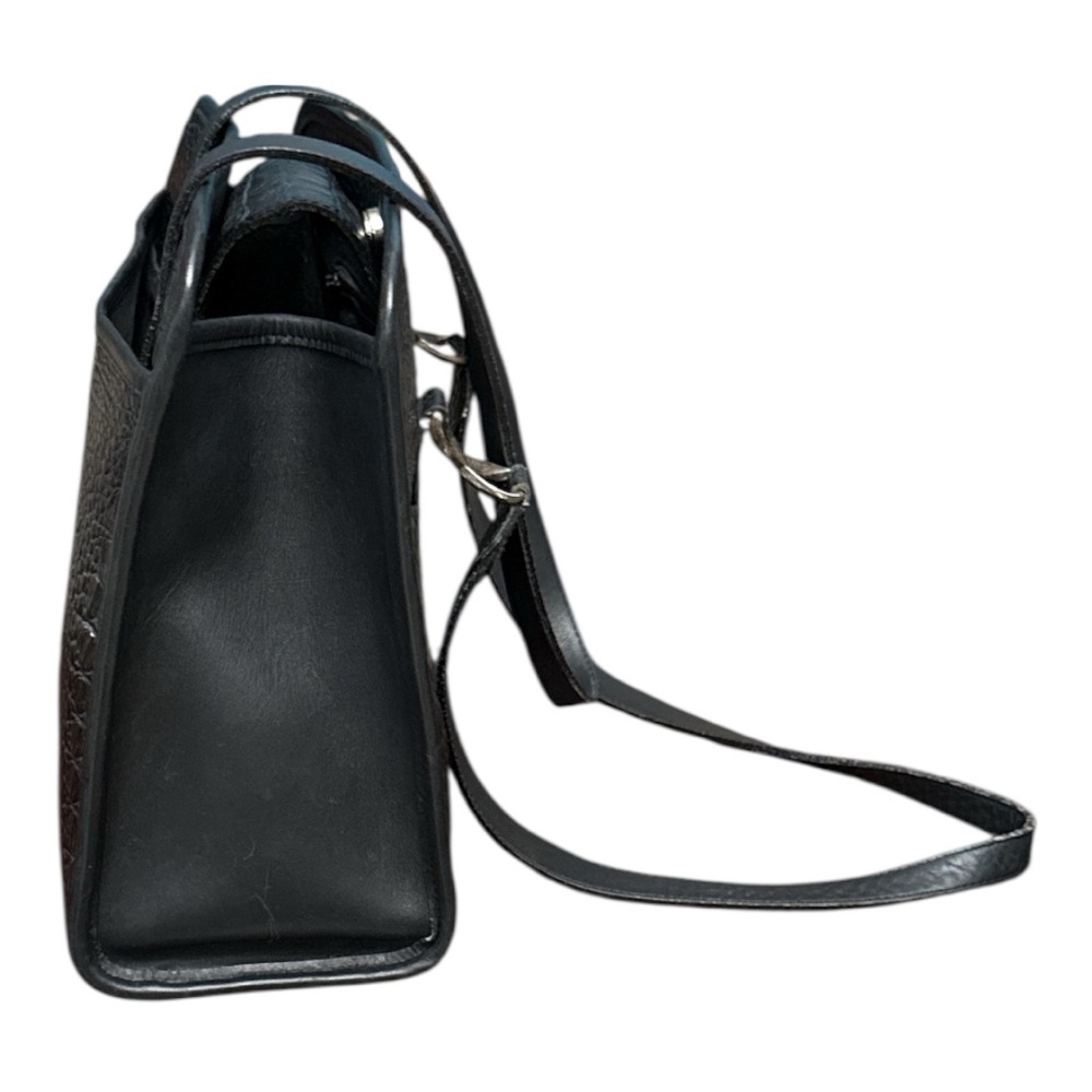 Brighton Black Alligator-Embossed Women's Bag Purse - Picture 5 of 12